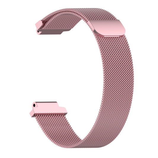 Milanese Watch Band for Garmin Forerunner 235 22cm(Pink) - Watch Bands by buy2fix | Online Shopping UK | buy2fix