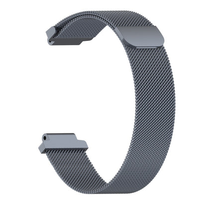 Milanese Watch Band for Garmin Forerunner 235 22cm(Grey) - Watch Bands by buy2fix | Online Shopping UK | buy2fix