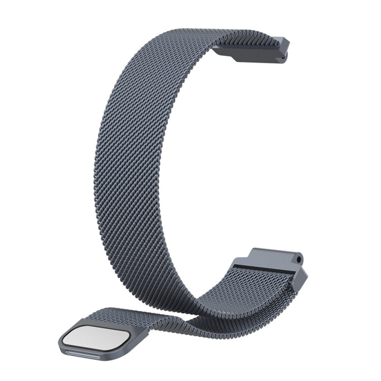 Milanese Watch Band for Garmin Forerunner 235 22cm(Grey) - Watch Bands by buy2fix | Online Shopping UK | buy2fix