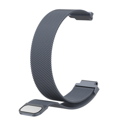Milanese Watch Band for Garmin Forerunner 235 22cm(Grey) - Watch Bands by buy2fix | Online Shopping UK | buy2fix