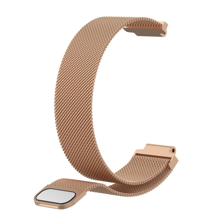 Milanese Watch Band for Garmin Forerunner 235 22cm(Gold) - Watch Bands by buy2fix | Online Shopping UK | buy2fix