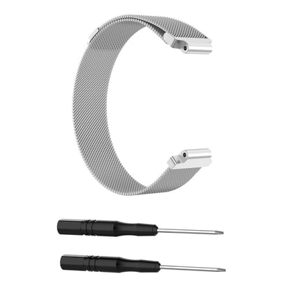 Milanese Watch Band for Garmin Forerunner 235 22cm(Silver) - Watch Bands by buy2fix | Online Shopping UK | buy2fix
