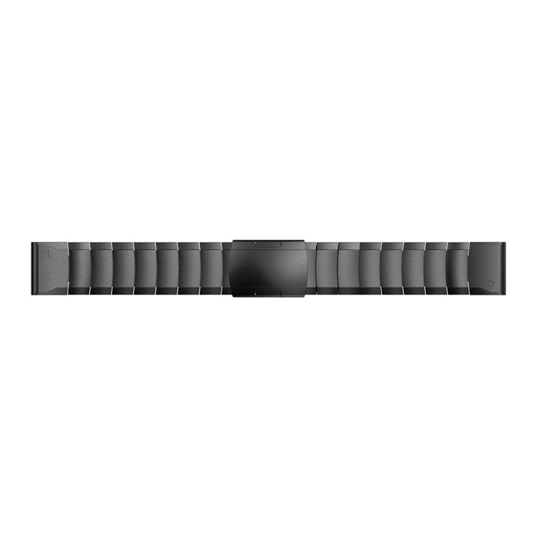 Quick Dismantling Steel Watch Band for Garmin Fenix 5 22mm(Black) - Watch Bands by buy2fix | Online Shopping UK | buy2fix