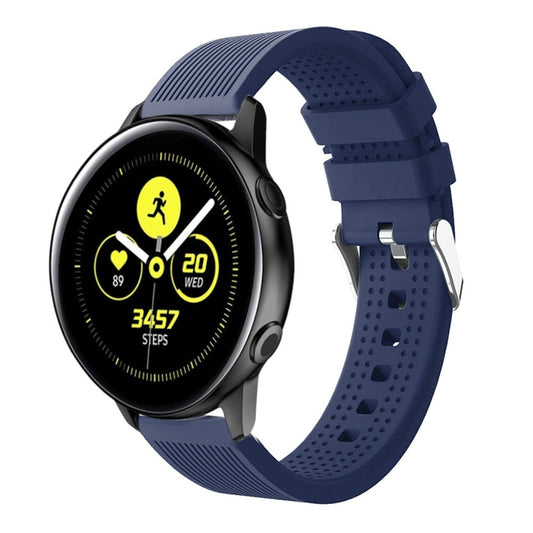 Smart Watch Silicone Watch Band for Garmin Vivoactive 3(Dark Blue) - Watch Bands by buy2fix | Online Shopping UK | buy2fix