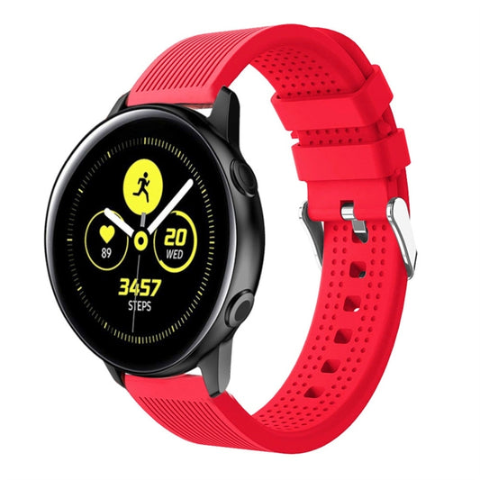 Smart Watch Silicone Watch Band for Garmin Vivoactive 3(Red) - Watch Bands by buy2fix | Online Shopping UK | buy2fix
