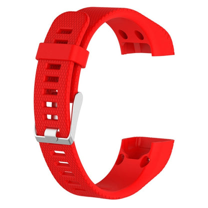 Smart Watch Silicone Watch Band for Garmin Vivosmart HR+(Red) - Watch Bands by buy2fix | Online Shopping UK | buy2fix