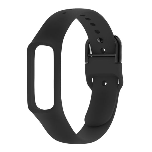 Smart Watch Pure Color Silicone Watch Band for Galaxy Fit-e(Black) - Watch Bands by buy2fix | Online Shopping UK | buy2fix