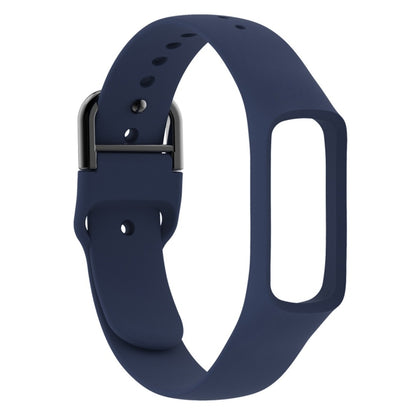 Smart Watch Pure Color Silicone Watch Band for Galaxy Fit-e(Dark Blue) - Watch Bands by buy2fix | Online Shopping UK | buy2fix