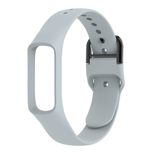 Smart Watch Pure Color Silicone Watch Band for Galaxy Fit-e(Grey) - Watch Bands by buy2fix | Online Shopping UK | buy2fix