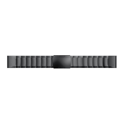 Quick Dismantling Steel Watch Band for Garmin Fenix 5S 20mm(Black) - Watch Bands by buy2fix | Online Shopping UK | buy2fix
