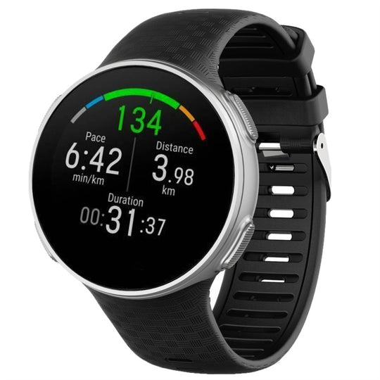 For Polar Vantage V Silicone Smart Watch Watch Band(Black)