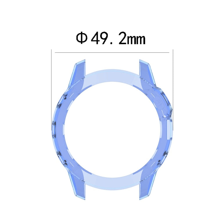 For Garmin Fenix 6 TPU Half Coverage Smart Watch Protevtice Case(Black) - Watch Cases by buy2fix | Online Shopping UK | buy2fix