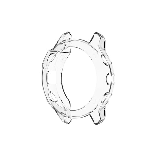 For Garmin Fenix 6 TPU Half Coverage Smart Watch Protevtice Case(White) - Watch Cases by buy2fix | Online Shopping UK | buy2fix