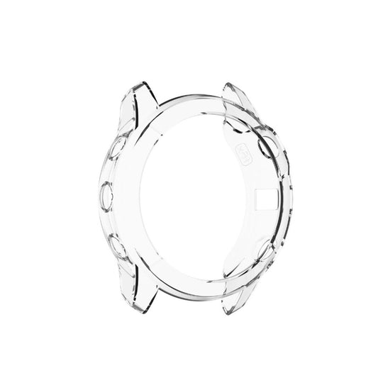 For Garmin Fenix 6X TPU Half Coverage Smart Watch Protevtice Case(White) - Watch Cases by buy2fix | Online Shopping UK | buy2fix