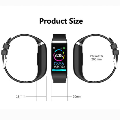 C919 1.14 inch IPX67 Waterproof Smartwatch, Support Call Reminder/ Heart Rate Monitoring /Blood Pressure Monitoring/ Sleep Monitoring (Black) - Smart Wristbands by buy2fix | Online Shopping UK | buy2fix