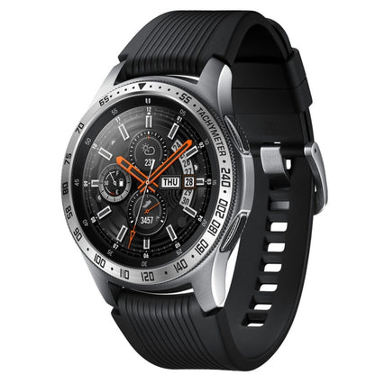 Dial Steel Protective Frame for Galaxy Watch 46mm(White + Black) - Watch Cases by buy2fix | Online Shopping UK | buy2fix