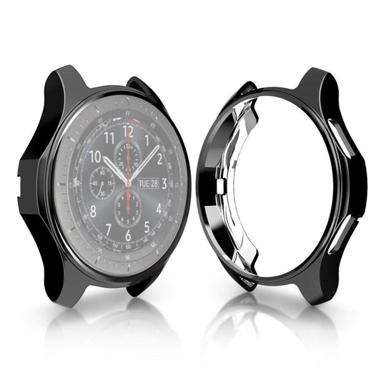 TPU Plated Shockproof Case for Samsung Gear S3 Frontier Smartwatch 46mm(Black) - Watch Cases by buy2fix | Online Shopping UK | buy2fix