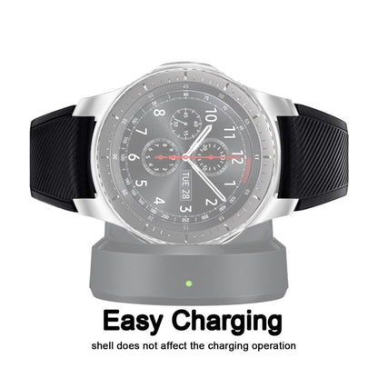 TPU Plated Shockproof Case for Samsung Gear S3 Frontier Smartwatch 46mm(Black) - Watch Cases by buy2fix | Online Shopping UK | buy2fix