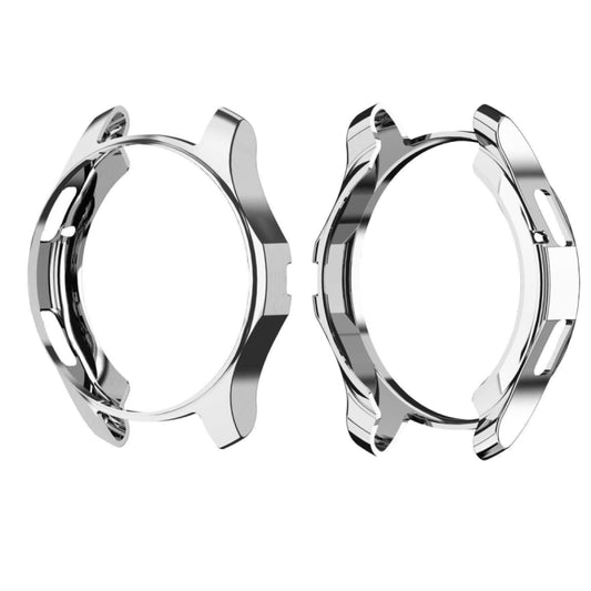TPU Plated Shockproof Case for Samsung Gear S3 Frontier Smartwatch 46mm(Silver) - Watch Cases by buy2fix | Online Shopping UK | buy2fix