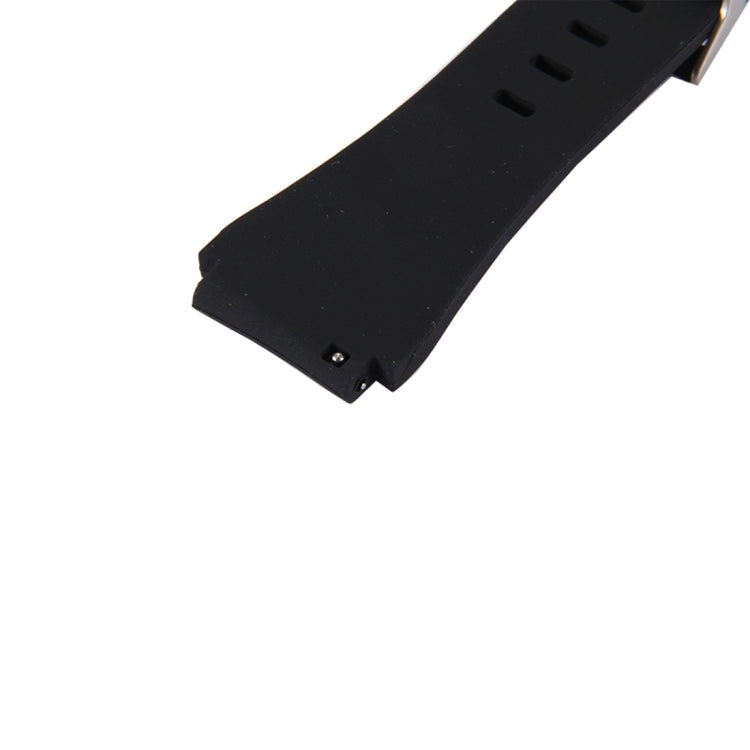 For Samsung Gear S3 Classic Smart Watch Silicone Watchband, Length: about 22.4cm(Black) - Watch Bands by buy2fix | Online Shopping UK | buy2fix