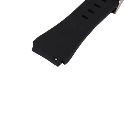 For Samsung Gear S3 Classic Smart Watch Silicone Watchband, Length: about 22.4cm(Black) - Watch Bands by buy2fix | Online Shopping UK | buy2fix