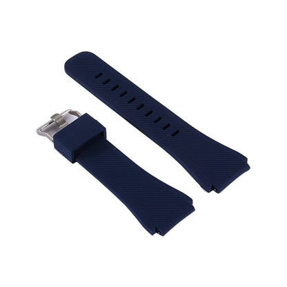 For Samsung Gear S3 Classic Smart Watch Silicone Watchband, Length: about 22.4cm(Dark Blue) - Watch Bands by buy2fix | Online Shopping UK | buy2fix