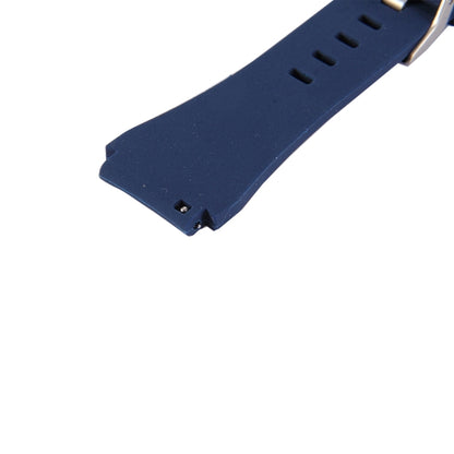 For Samsung Gear S3 Classic Smart Watch Silicone Watchband, Length: about 22.4cm(Dark Blue) - Watch Bands by buy2fix | Online Shopping UK | buy2fix