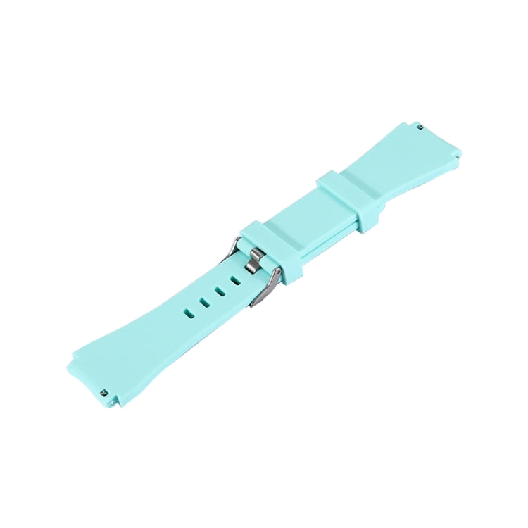 For Samsung Gear S3 Classic Smart Watch Silicone Watchband, Length: about 22.4cm(Light Green) - Watch Bands by buy2fix | Online Shopping UK | buy2fix