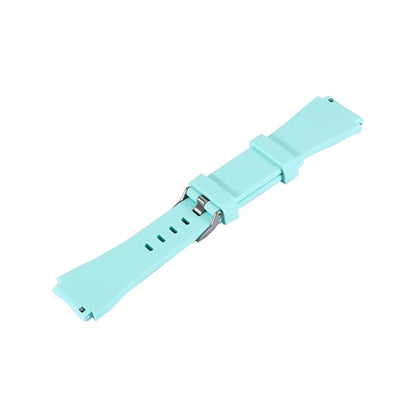 For Samsung Gear S3 Classic Smart Watch Silicone Watchband, Length: about 22.4cm(Light Green) - Watch Bands by buy2fix | Online Shopping UK | buy2fix