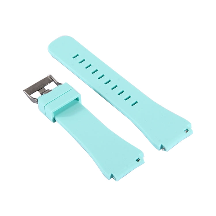 For Samsung Gear S3 Classic Smart Watch Silicone Watchband, Length: about 22.4cm(Light Green) - Watch Bands by buy2fix | Online Shopping UK | buy2fix