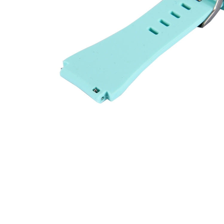 For Samsung Gear S3 Classic Smart Watch Silicone Watchband, Length: about 22.4cm(Light Green) - Watch Bands by buy2fix | Online Shopping UK | buy2fix