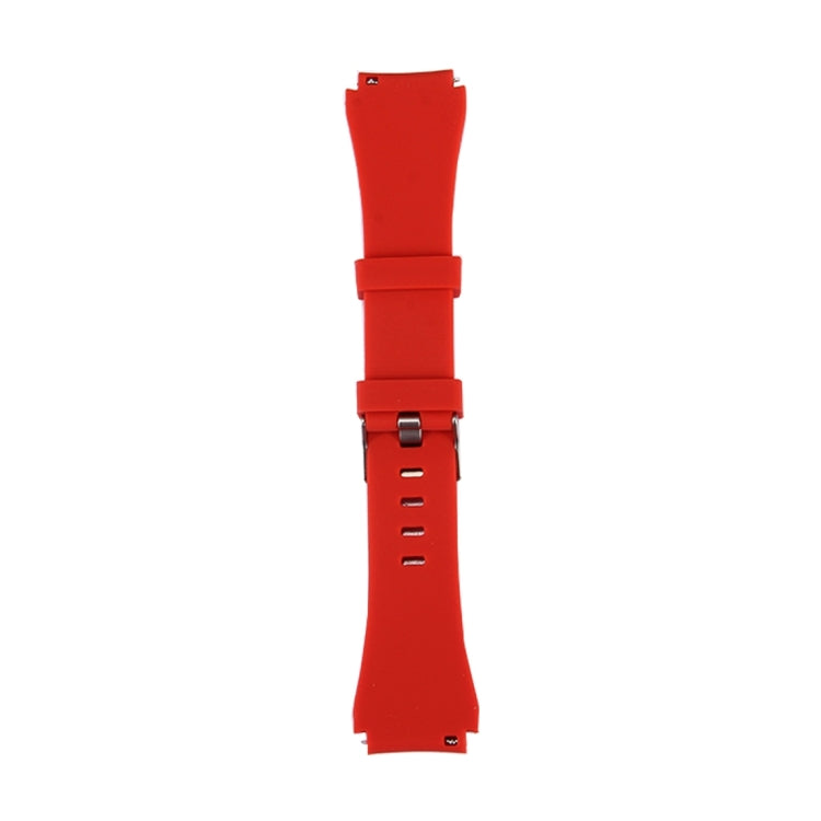 For Samsung Gear S3 Classic Smart Watch Silicone Watchband, Length: about 22.4cm(Red) - Watch Bands by buy2fix | Online Shopping UK | buy2fix