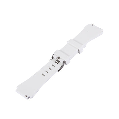 For Samsung Gear S3 Classic Smart Watch Silicone Watchband, Length: about 22.4cm(White) - Watch Bands by buy2fix | Online Shopping UK | buy2fix