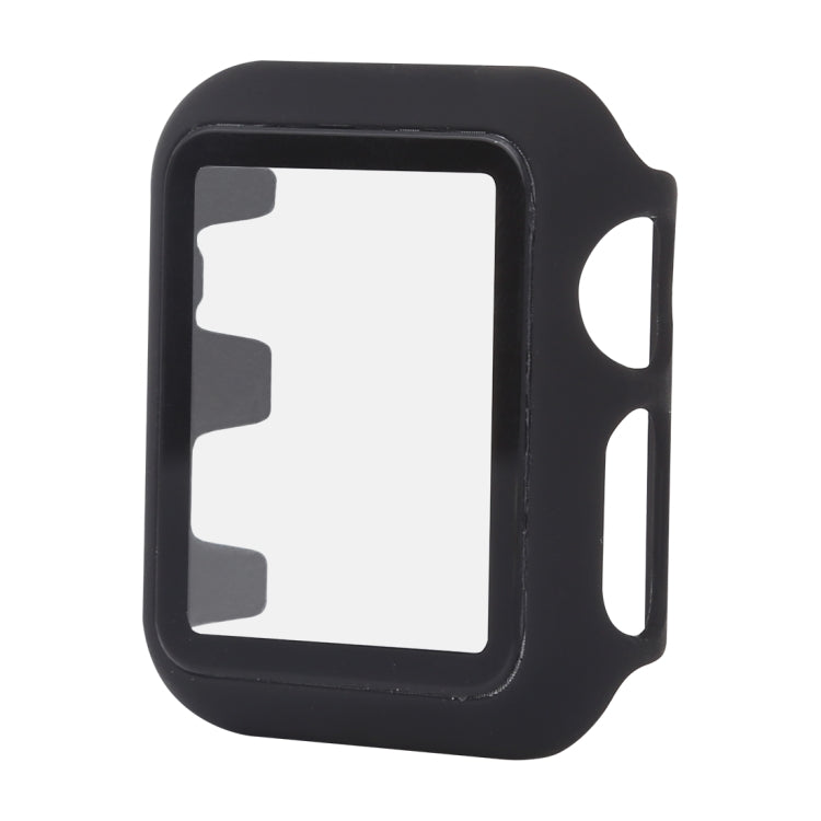 PC + Glass Protective Case for Apple Watch Series 3 & 2 & 1 42mm(Black) by buy2fix