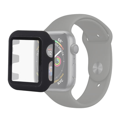 PC + Glass Protective Case for Apple Watch Series 3 & 2 & 1 42mm(Black) by buy2fix