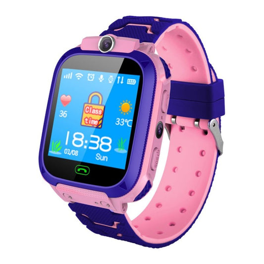 Q12 1.44 inch Color Screen Smartwatch for Children, Not Waterproof, Support LBS Positioning / Two-way Dialing / SOS / Voice Monitoring / Setracker APP (Pink) by buy2fix