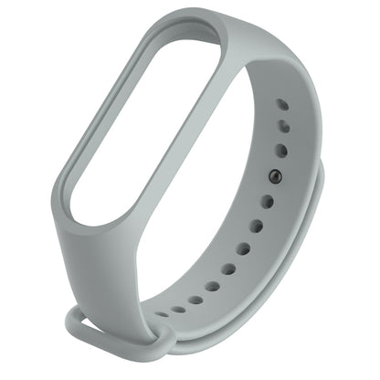 Silicone Watch Band for Xiaomi Mi Band 3(Grey) - Watch Bands by buy2fix | Online Shopping UK | buy2fix