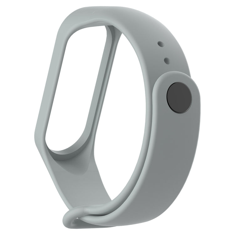 Silicone Watch Band for Xiaomi Mi Band 3(Grey) - Watch Bands by buy2fix | Online Shopping UK | buy2fix