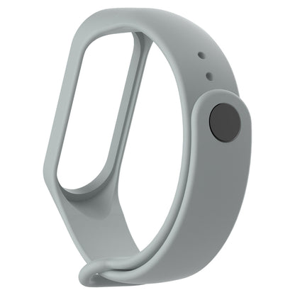 Silicone Watch Band for Xiaomi Mi Band 3(Grey) - Watch Bands by buy2fix | Online Shopping UK | buy2fix