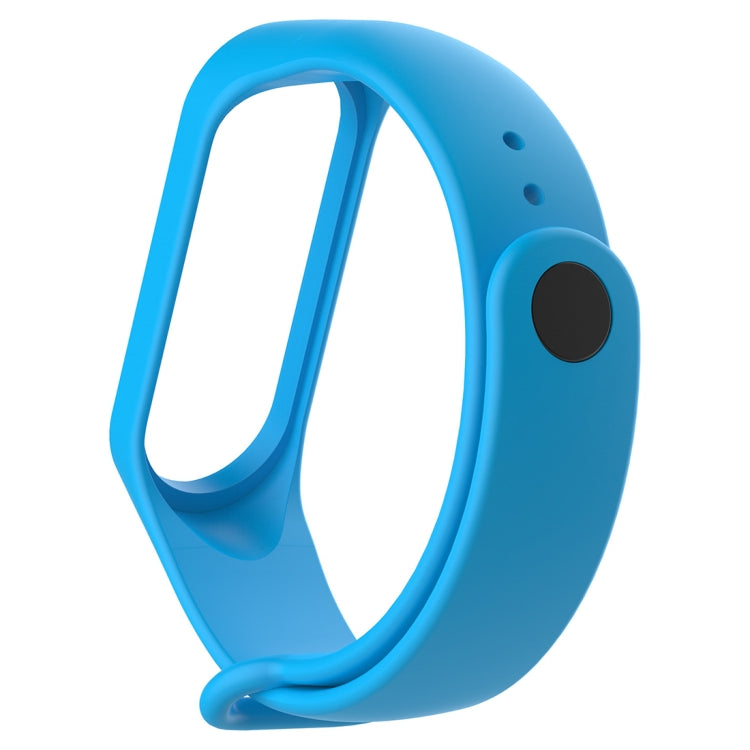 Silicone Watch Band for Xiaomi Mi Band 3(Blue) - Watch Bands by buy2fix | Online Shopping UK | buy2fix