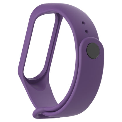 Silicone Watch Band for Xiaomi Mi Band 3(Purple) - Watch Bands by buy2fix | Online Shopping UK | buy2fix