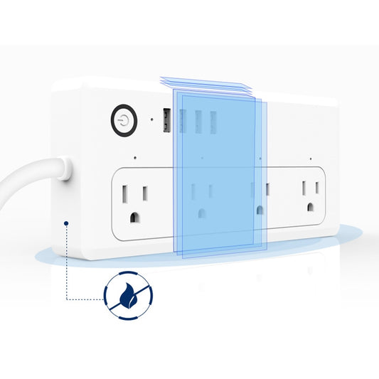 XS-A24 WiFi Smart Power Plug Socket Wireless Remote Control Timer Power Switch with USB Port, Compatible with Alexa and Google Home, Support iOS and Android, US Plug - Smart Socket by buy2fix | Online Shopping UK | buy2fix