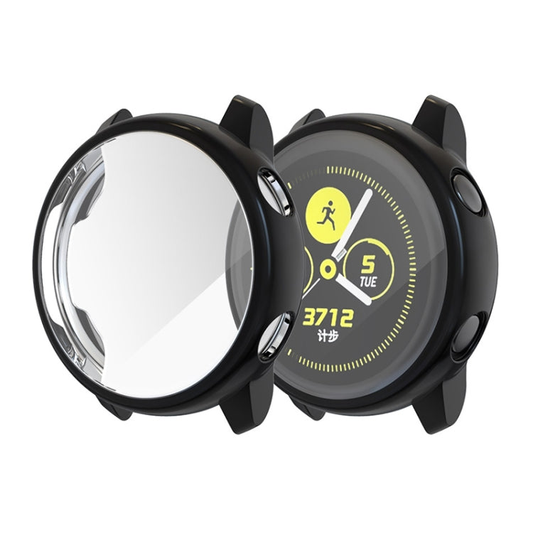 For Samsung Active Watch Full Coverage TPU Protective Case(Black) - Watch Bands by buy2fix | Online Shopping UK | buy2fix