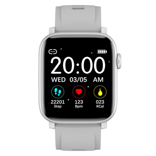 SE02 Bluetooth Smart Sports Watch, Support Heart Rate / Blood Pressure / Blood Oxygen Monitoring & Sleep Monitoring & Sedentary Reminder (Silver) by buy2fix