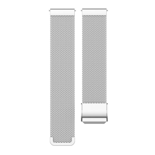 18mm Metal Mesh Wrist Strap Watch Band for Fossil Female Sport / Charter HR / Gen 4 Q Venture HR(Silver) - Watch Bands by buy2fix | Online Shopping UK | buy2fix