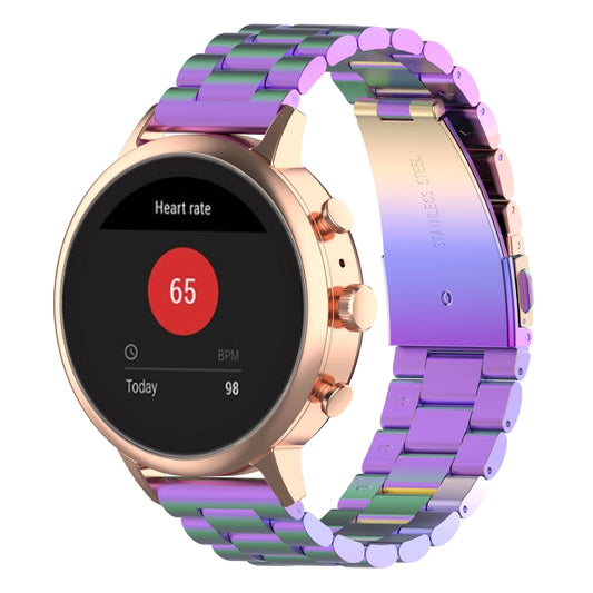 18mm Steel Wrist Strap Watch Band for Fossil Female Sport / Charter HR / Gen 4 Q Venture HR (Colour) - Watch Bands by buy2fix | Online Shopping UK | buy2fix
