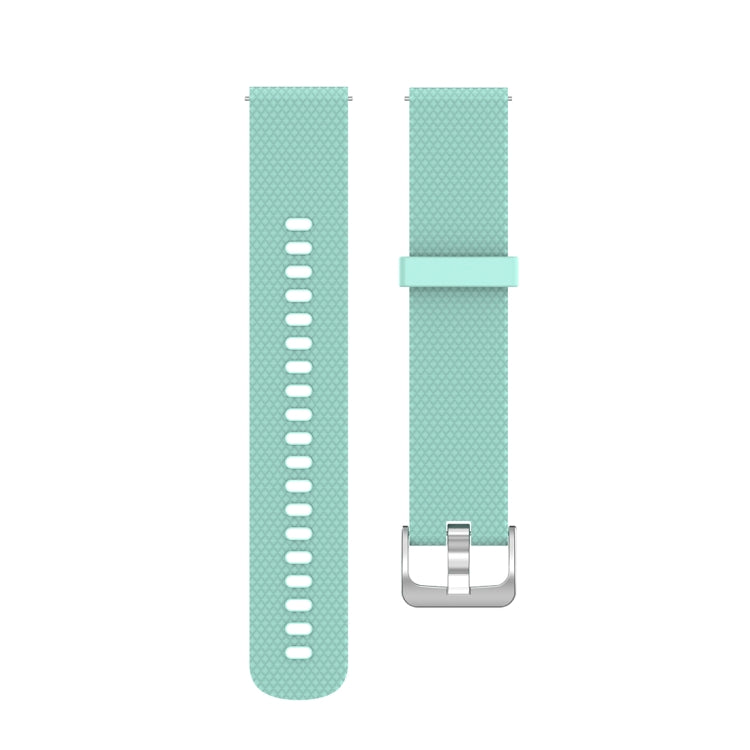 18mm Texture Silicone Wrist Strap Watch Band for Fossil Female Sport / Charter HR / Gen 4 Q Venture HR (Green) - Watch Bands by buy2fix | Online Shopping UK | buy2fix