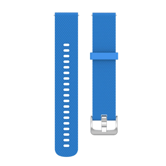 22mm Texture Silicone Wrist Strap Watch Band for Fossil Gen 5 Carlyle, Gen 5 Julianna, Gen 5 Garrett, Gen 5 Carlyle HR (Sky Blue) - Watch Bands by buy2fix | Online Shopping UK | buy2fix
