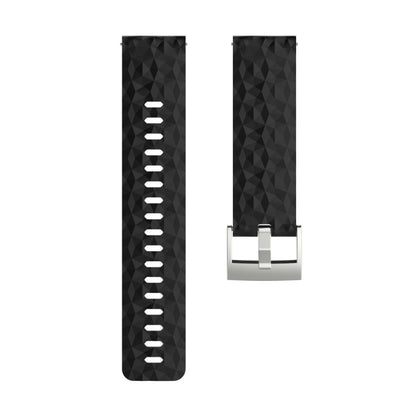 Silicone  Watch Band for SUUNTO Sport Baro(Black) -  by buy2fix | Online Shopping UK | buy2fix