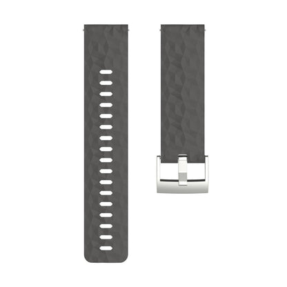 Silicone  Watch Band for SUUNTO Sport Baro(Grey) -  by buy2fix | Online Shopping UK | buy2fix